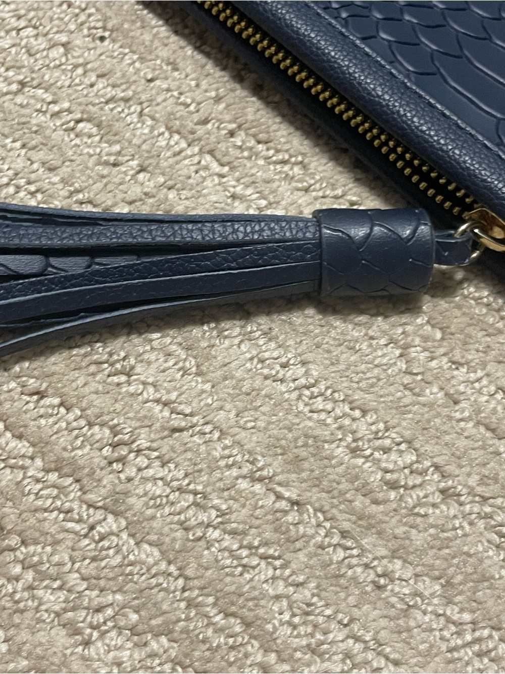 GiGi New York Convertible Navy BLUE Crossbody Clutch Bag All In One NWNT - Picture 3 of 6